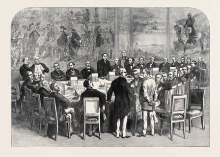 MEETING OF THE FRENCH COMMISSION OF THIRTY AT VERSAILLES, FRANCE, 1874