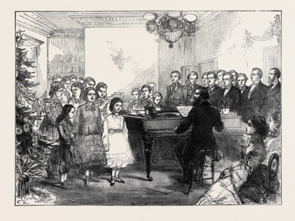 CHRISTMAS PARTY AT THE ROYAL NORMAL COLLEGE OF MUSIC FOR THE BLIND, 1874