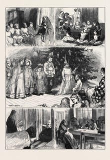 CHRISTMAS AT NAZARETH HOUSE, HAMMERSMITH, LONDON, 1874