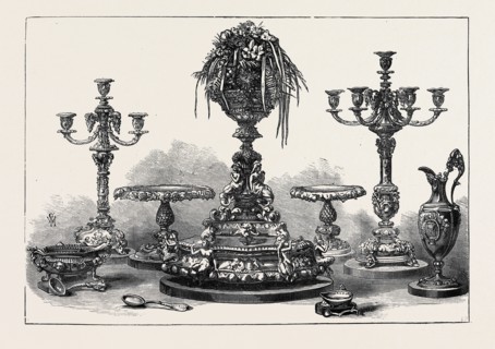 GOLD PLATE PRESENTED BY THE OFFICERS OF THE ROYAL NAVY AND MARINES TO THE DUCHESS OF EDINBURGH,