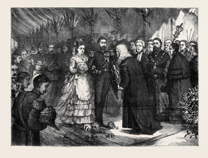 THE RECORDER OF GRAVESEND PRESENTING THE ADDRESS TO THE DUKE AND  OF EDINBURGH, 1874