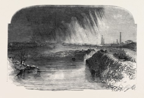 REMAINS OF THE BURST RESERVOIR, AT BURY.