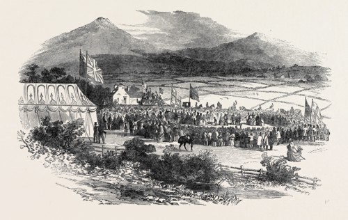 COMMENCEMENT OF THE GREAT NORTH OF SCOTLAND RAILWAY, AT WESTHALL, ABERDEENSHIRE.