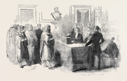 ABD-EL-KADER VOTING FOR THE FRENCH EMPIRE