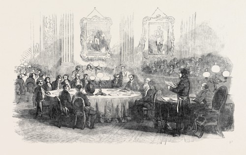 M. BERGER, PREFECT OF THE SEINE, PROCLAIMING THE VOTES FOR THE EMPIRE TO THE MAYORS OF THE