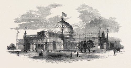 BUILDING FOR THE EXHIBITION OF THE INDUSTRY OF ALL NATIONS, AT NEW YORK, 1852