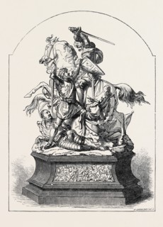 THE DONCASTER RACE PLATE, 1852, CONFLICT AT FLODDEN FIELD