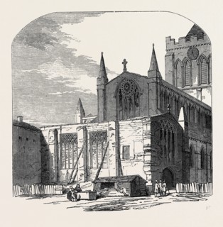 LADY CHAPEL OF HEXHAM CHURCH, PROPOSED FOR RESTORATION, 1852