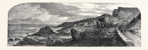 THE GIANT'S CAUSEWAY, GENERAL VIEW, WEST