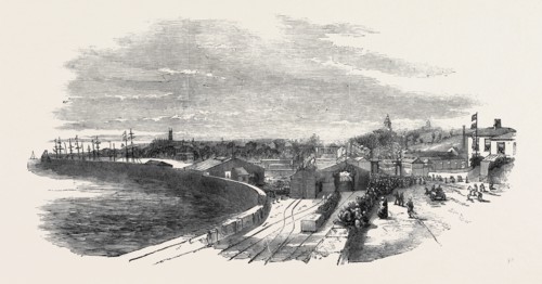 OPENING OF THE WEST CORNWALL RAILWAY, THE PENZANCE STATION, 1852