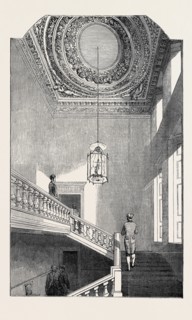 THE GRAND STAIRCASE AT HOLYROOD PALACE