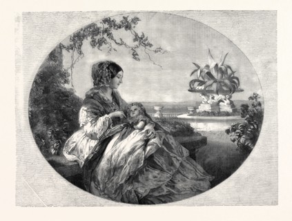 HER MAJESTY AND THE INFANT PRINCE ARTHUR, 1852
