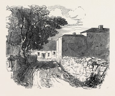 SCENE OF THE RIOT AT SIX-MILE BRIDGE, CLARE, IRELAND; THE FATAL RIOT BETWEEN THE PEASANTRY AND THE