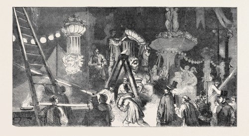 PREPARATIONS FOR THE FETES AT PARIS, 1852