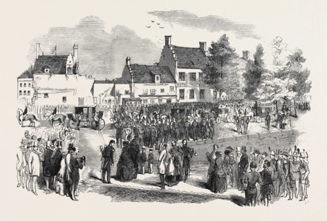 HER MAJESTY'S VISIT TO BELGIUM: ARRIVAL OF THE QUEEN AT ANTWERP, 1852