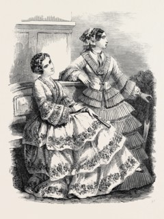 PARIS FASHIONS FOR AUGUST, 1852
