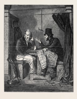 "A NEW YORK COMMUNIST ADVANCING AN ARGUMENT," PAINTED BY R.C. WOODVILLE