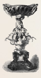 THE GOODWOOD RACE PRIZE PLATE: THE CHESTERFIELD CUP, FRENCH DESIGN, "APOLLO AND VICTORY", 1852