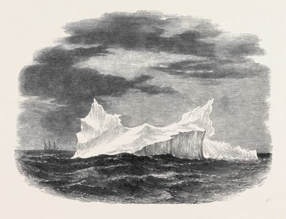 ICEBERG PASSED BY THE SHIP "NORTHUMBERLAND," ON HER PASSAGE ROUND CAPE HORN, 1852