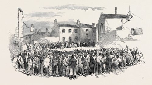 THE RIOT AT STOCKPORT: ST. PETER'S SCHOOLS, AND ALDERMAN GRAHAM'S HOUSE, 1852