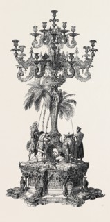 PRIZE CANDELABRUM MANUFACTURED BY MESSRS. GARRARD, 1852