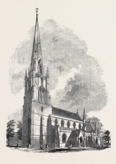 CHRIST CHURCH, EALING, FOUNDED BY MISS LEWIS, 1852