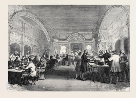 THE AFGHAN WAR: HEADQUARTERS MESS AT DAKKA, NOVEMBER 27, 1879