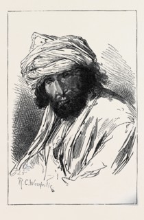 THE WAR IN AFGHANISTAN: MEN OF DIFFERENT AFGHAN TRIBES: JEHANDAD (LOHANIR), FROM GHUZNI, 1879