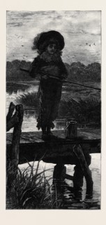 PATIENCE ON A MONUMENT. BY C.T. GARLAND, FROM THE EXHIBITION AT THE DUDLEY GALLERY, 1879
