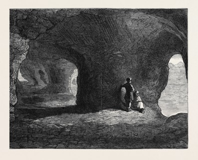 AFGHANISTAN: CAVES AT THE PHEEL KHANA TOPE, 1879