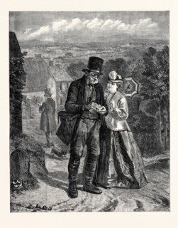 "THE VILLAGE POSTMAN 'NOTHING, I'M AFRAID, THIS MORNING, MISS,' " BY W. HEMSLEY, IN THE SUFFOLK