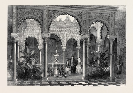 INTERIOR OF THE PALACE OF THE BEY OF TUNIS