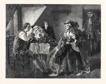 "PEG WOFFINGTON'S VISIT TO TRIPLET," BY MISS R. SOLOMON, IN THE PARIS INTERNATIONAL EXHIBITION,