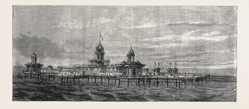 THE NEW PIER AT NEW BRIGHTON, CHESHIRE, UK, 1867