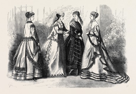 PARIS FASHIONS FOR SEPTEMBER, FRANCE, 1867