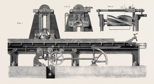 THE PARIS INTERNATIONAL EXHIBITION: PLANING MACHINE, FRANCE, 1867