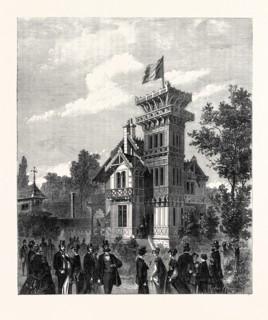 THE PARIS INTERNATIONAL EXHIBITION: THE PAVILION OF THE IMPERIAL COMMISSIONERS, FRANCE, 1867