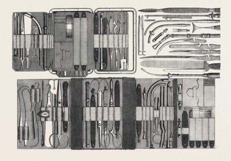 THE PARIS INTERNATIONAL EXHIBITION: CHARRIÃàRE'S ARTICULATED BLADES, WHICH MAY ALL BE FITTED TO ONE