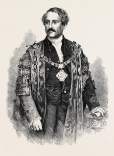 THE RIGHT HON. W.F. ALLEN, THE NEW LORD MAYOR OF LONDON, UK, 1867