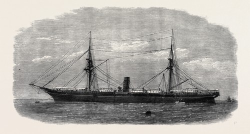 THE RHONE, ONE OF THE VESSELS LOST IN THE LATE HURRICANE IN THE WEST INDIES, 1867