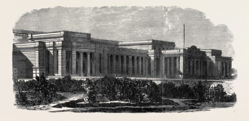 THE RAILWAY STATION AT CAWNPORE, 1867