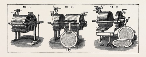 THE PARIS INTERNATIONAL EXHIBITION: FILTER PRESSES OF MESSRS. P. DU RIEUX AND E. ROELTGER, FOR THE