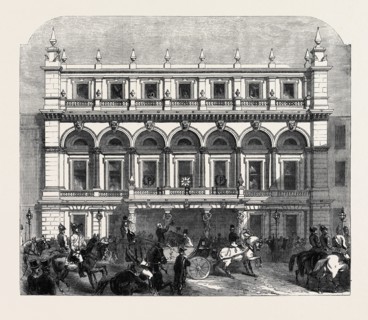 THE OPENING OF THE HARTLEY INSTITUTION AT SOUTHAMPTON BY LORD PALMERSTON: ARRIVAL OF HIS LORDSHIP
