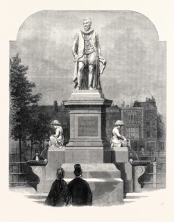 THE STATUE OF SIR HUGH MYDDELTON AT ISLINGTON GREEN, SCULPTURED BY THE LATE JOHN THOMAS
