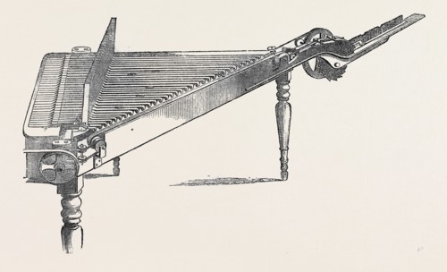 THE INTERNATIONAL EXHIBITION: MITCHEL'S TYPE-COMPOSING MACHINE, 1862