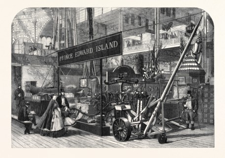 THE INTERNATIONAL EXHIBITION: BRITISH COLUMBIA AND PRINCE EDWARD ISLAND COURTS, 1862