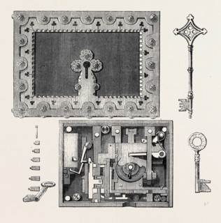 THE INTERNATIONAL EXHIBITION: HOBBS'S BANK LOCK AND KEY, 1862