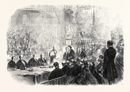 INAUGURATION OF THE BUST OF HIS ROYAL HIGHNESS THE PRINCE OF WALES AT THE HIGH SCHOOL, EDINBURGH,