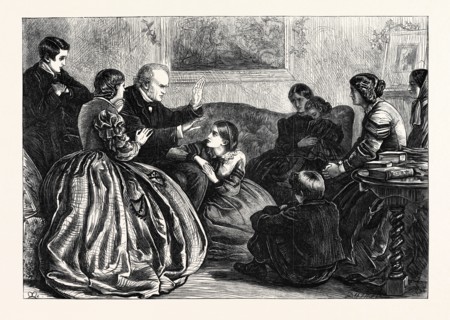 CHRISTMAS STORY TELLING, 1862