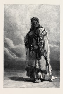 "MIGUEL EL MUSRAB, SHEIKH OF THE ANAZEH TRIBE," BY CARL HAAG, IN THE WINTER EXHIBITION OF THE WATER